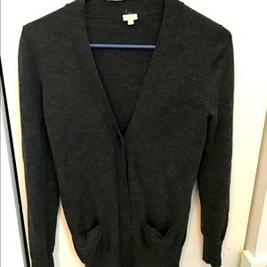 J. Crew Grey Cardigan